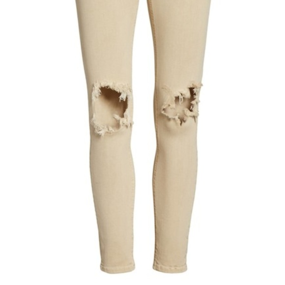 NWT Free People High Waist Busted Knee Skinny Jean - Picture 4 of 7